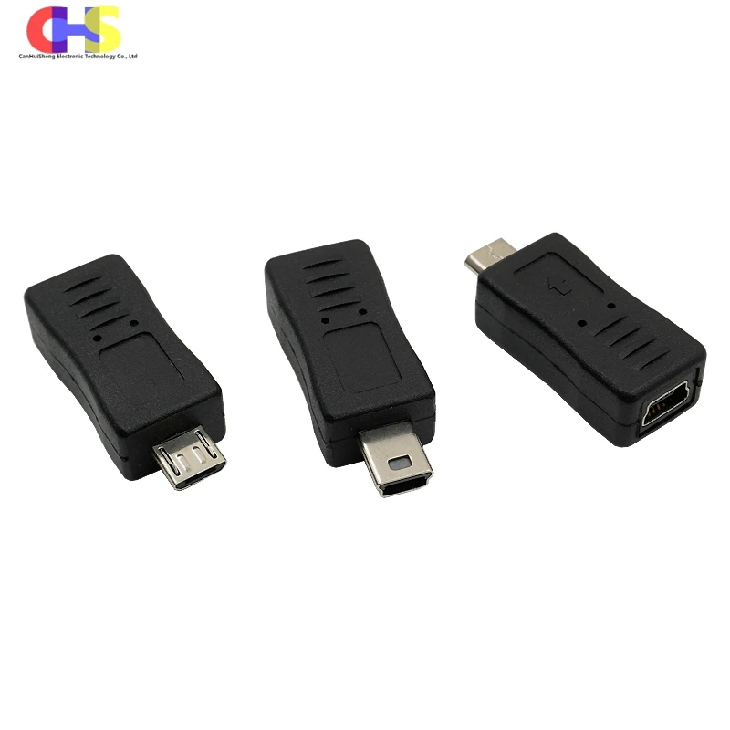 (1-10PCS) USB 2.0 Adapter Connector Type A Male to A Female/B Male/Mini/Micro USB Converter for Printer/Phone Charging Data Sync