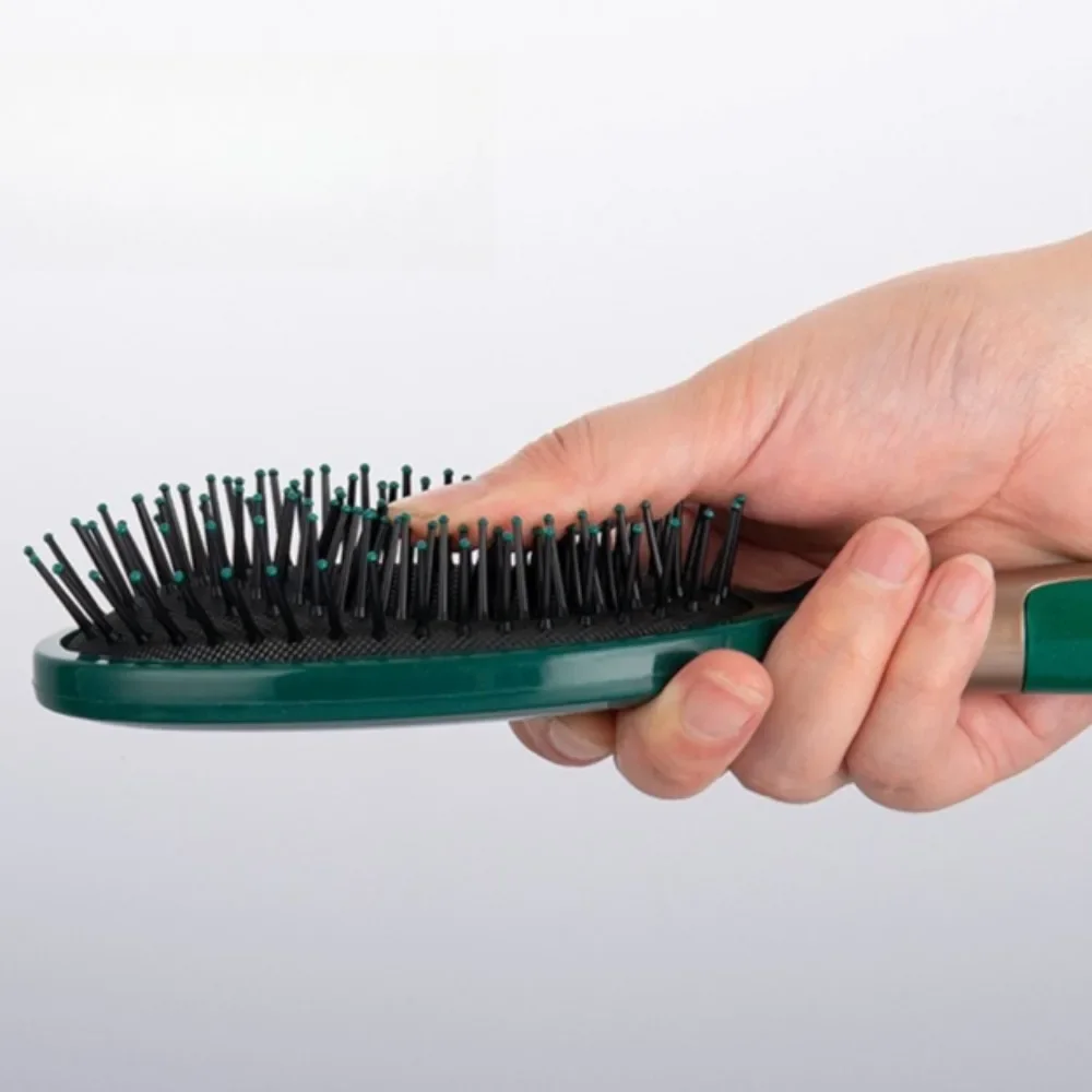 

Женская большая расческа, зеленая массажная расческа, профессиональный инструмент для укладки, воздушная подушка, антистатический массаж кожи головы, пушистая расческа для волос