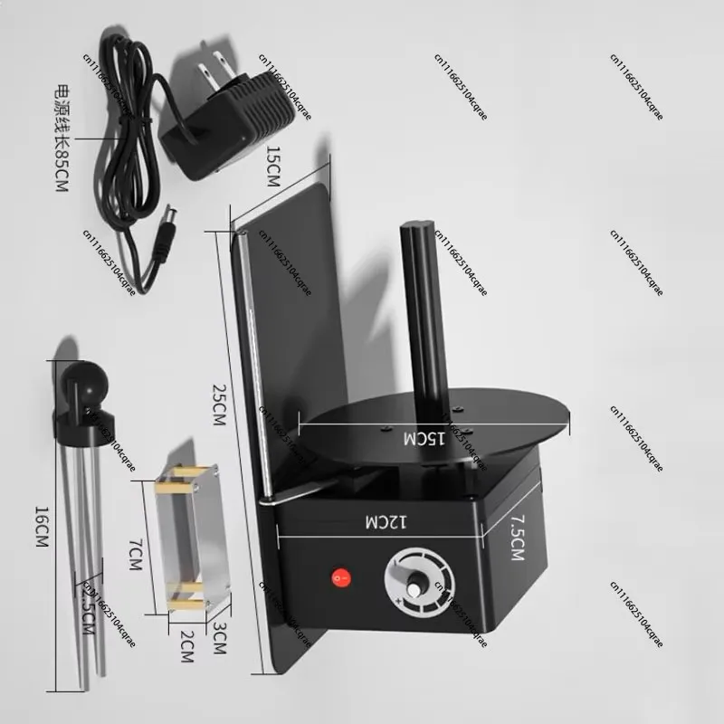 Desktop Mini Electric Label Rewinding Machine Small Tag Winder Winding Machine