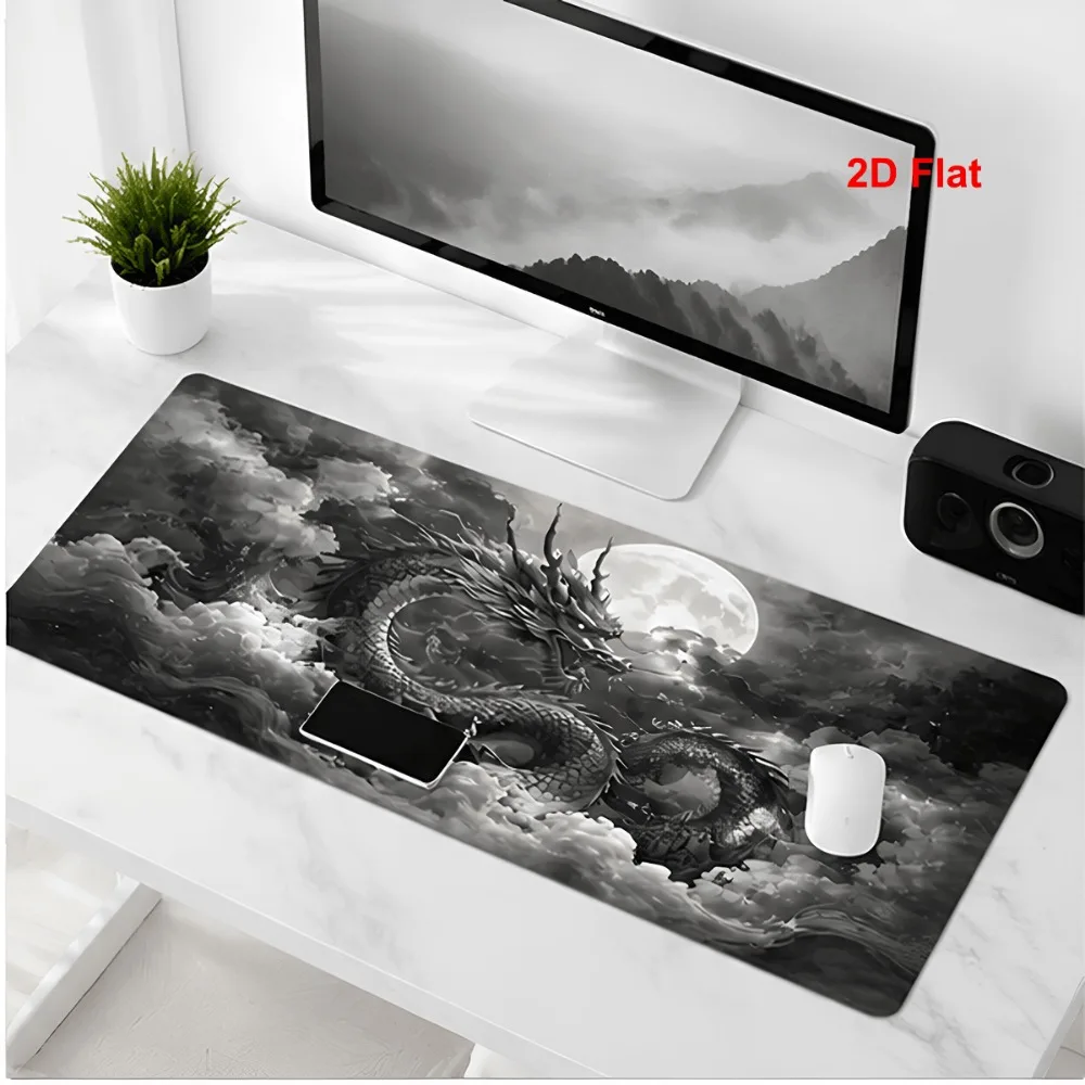 ginal printed design multi-functional and simple desk mat with anti-slip function for computer mouse pad tapis de souris
