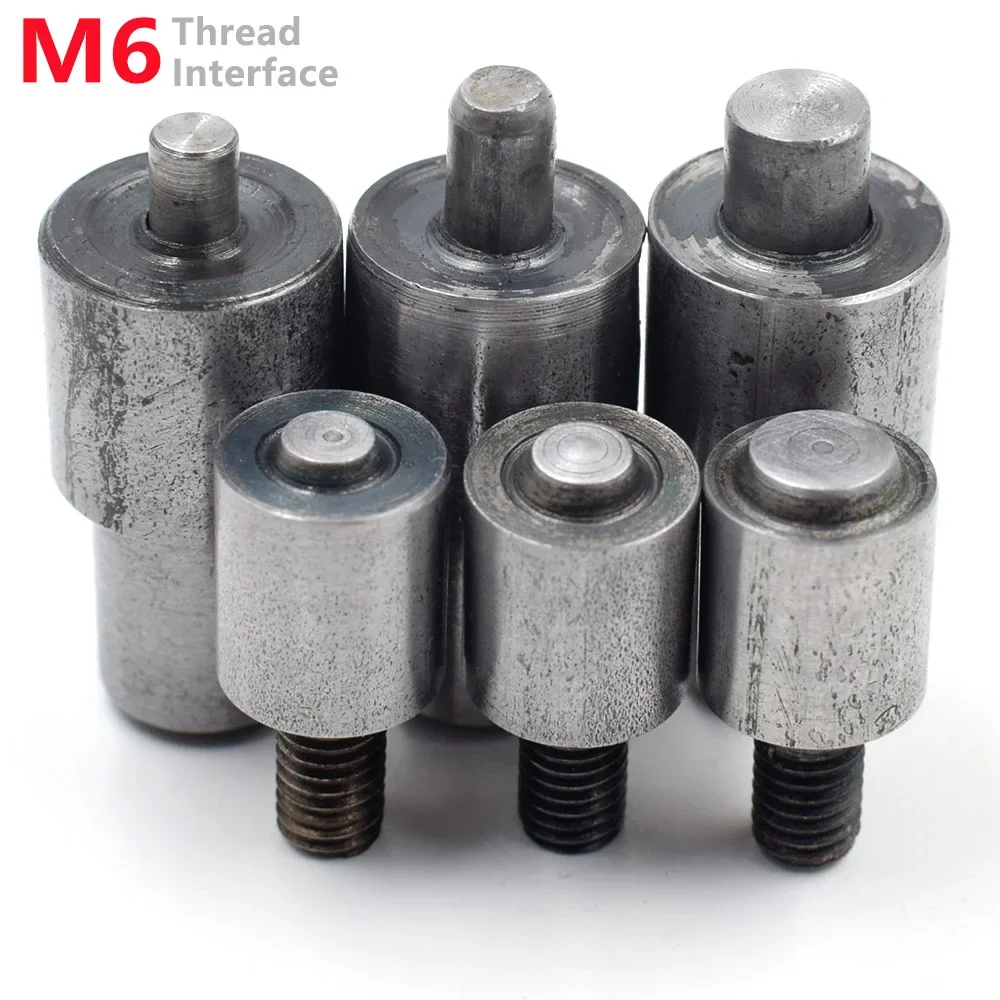 Metal Hole Eyelet Mold 12mm/6M Thread Press Eyelets Grommet Fasten Tool Die Set Cloth Leathecraft Installer for Pression Machine