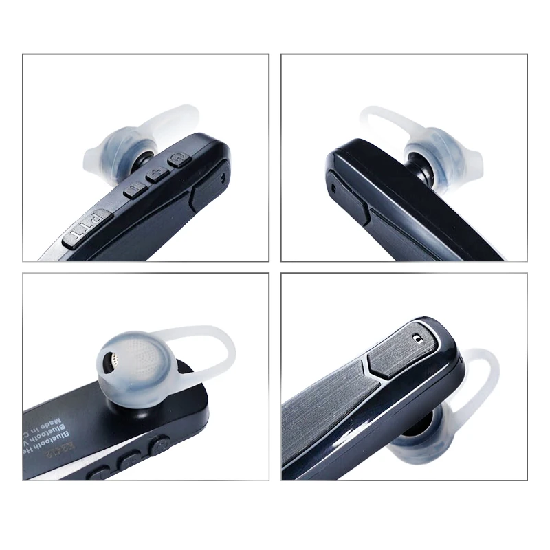 Walkie Talkie Wireless Bluetooth PTT Headset Earpiece Hands-free For Quansheng UV-K5 Baofeng UV-5R Radtel RT-470X RT-490 RT-470