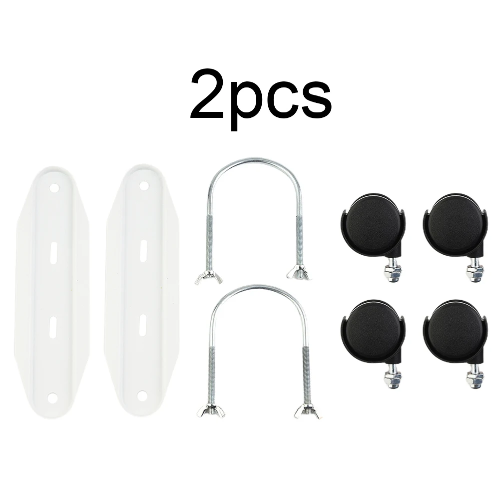High Quality Casters Stand Heater Bracket 2pcs Apartment Carbon Steel Electric Heater Radiator Special Mobile Hydroelectric