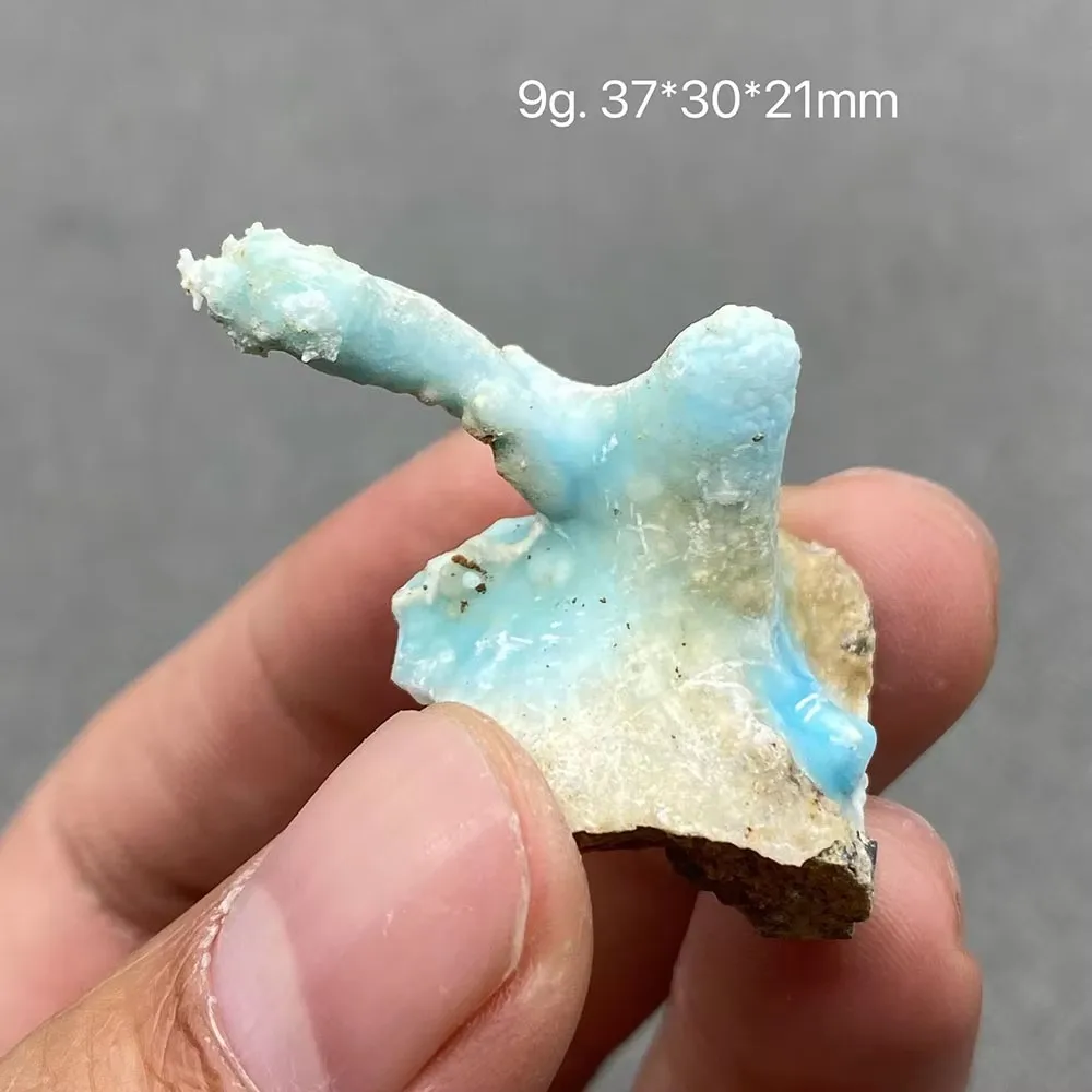 100% natural columnar rare blue aragonite pendant mineral specimen healing crystal gemstone collection