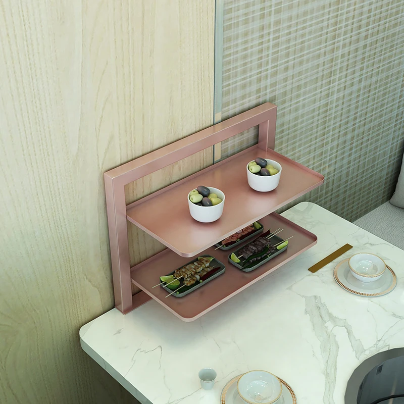 

Hot pot desktop food shelves Multi-layer commercial placement Table food shelves suitable for bedrooms and living rooms
