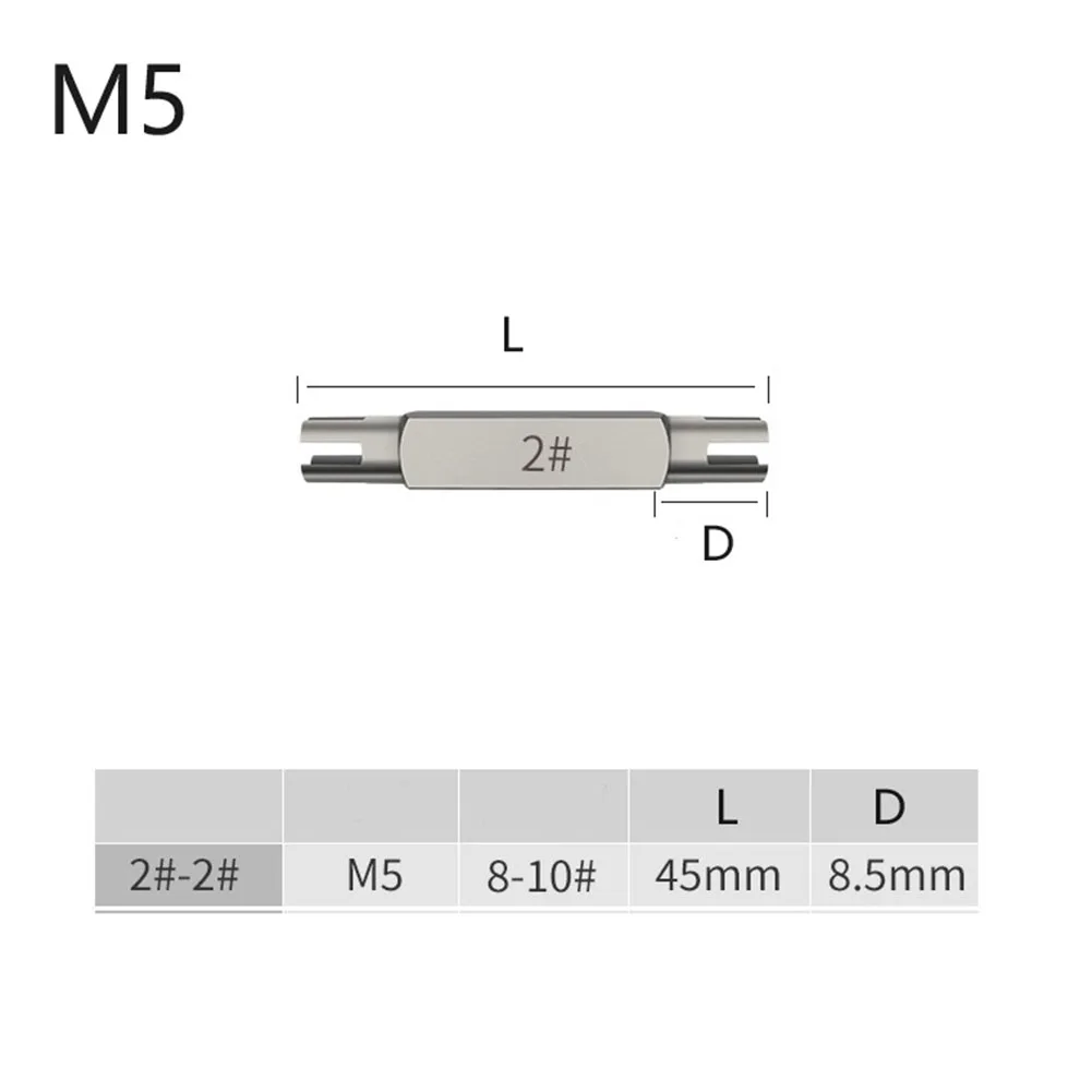 M Double Head Broken Head Taps Product Name Quantity Real Silver Slight Manual Measurement Deviation Transition