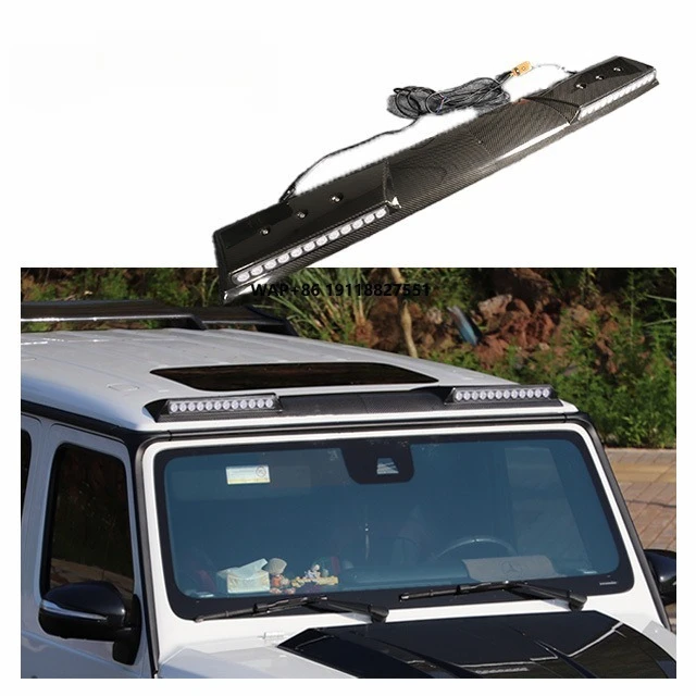 

For W464 G500 G63 Upgrade G800 Roof Light Carbon Body Kit W464 Roof Light