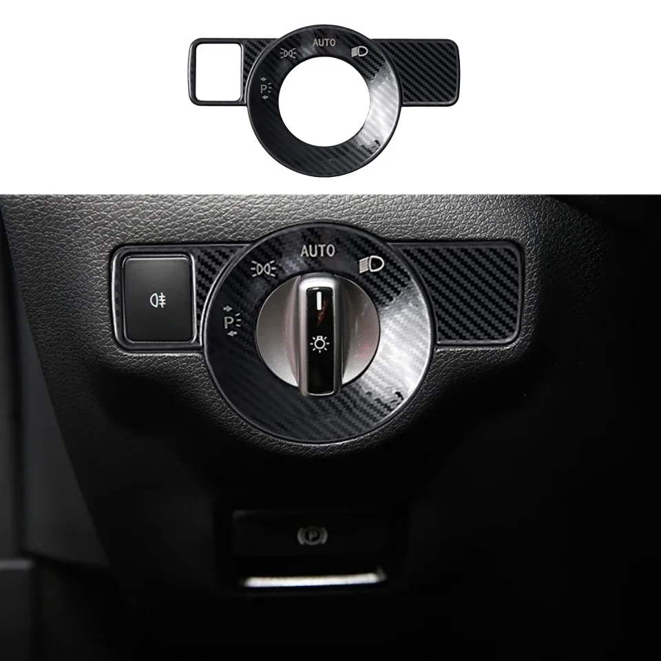

OLANGDA OLANGDA Car Headlight Switch Control Frame Decoration For Mercedes-Benz W166 X166 W212 W207 X156 C117 W176 W204 Interior