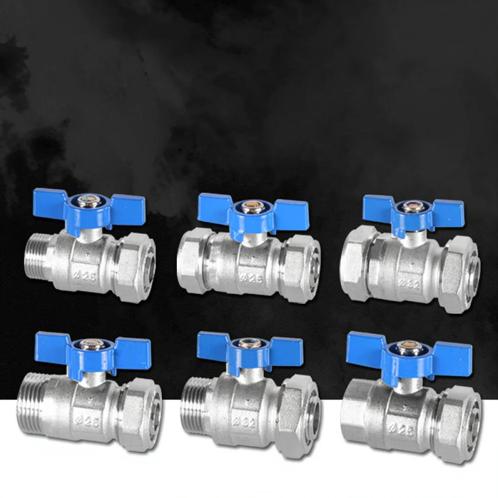 Robust Brass Ball Valve For PEX AL PEX Pipe Fitting Plumbing Adapter Water System Control Component Threaded Valve