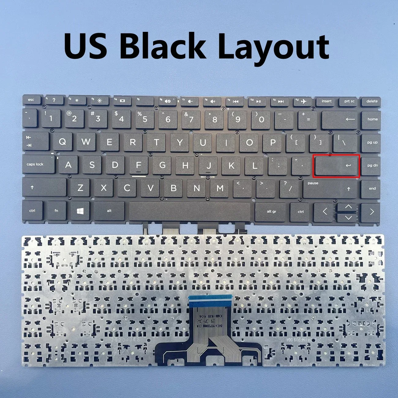 US Laptop Keyboard For HP Pavilion X360 14-CK 14-CD 14-CE 14-CM 14-DG 14-CC 14-BD 14-CB W125 TPN-Q188 Q190 Q207 US Layout