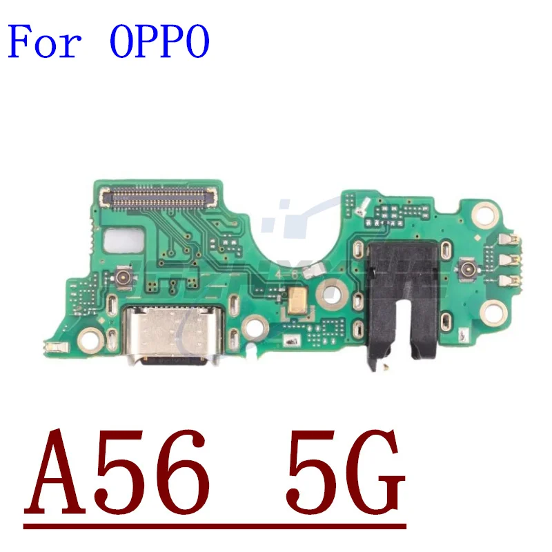 Original USB Charging Port Dock Plug Connector Charger Board Module With Microphone For OPPO A54 A55 A56 A57 4G 5G