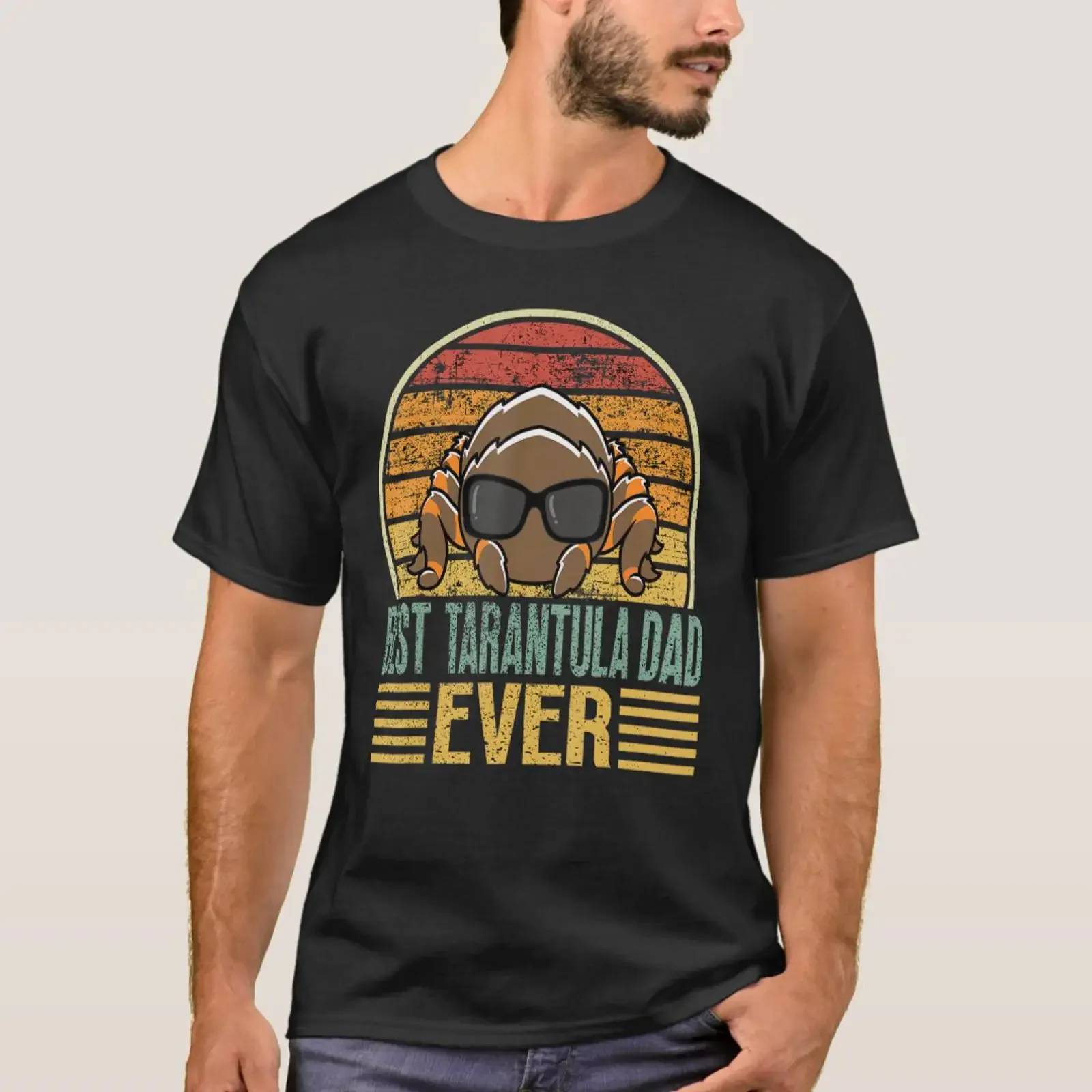 Best Tarantula Dad Tarantulas Spider T Shirt vintage Washed Stylish homme Breathable Comfortable Stretched fashion Slightly