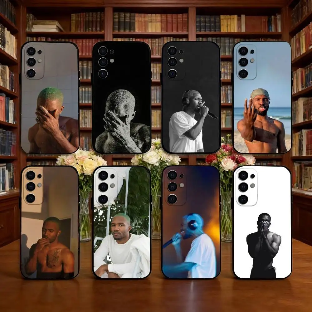 Singer F-Frank Ocean Phone Case For Samsung S25,S24,S21,S22,S23,S30,Ultra,S20,Plus,Fe,Lite,Note,10,Black Cover