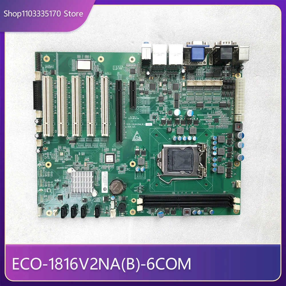 Industrial Computer Motherboard ECO-1816V2NA(B)-6COM EC0-1816V2NA(B)-6COM VER:C10 C00 C01