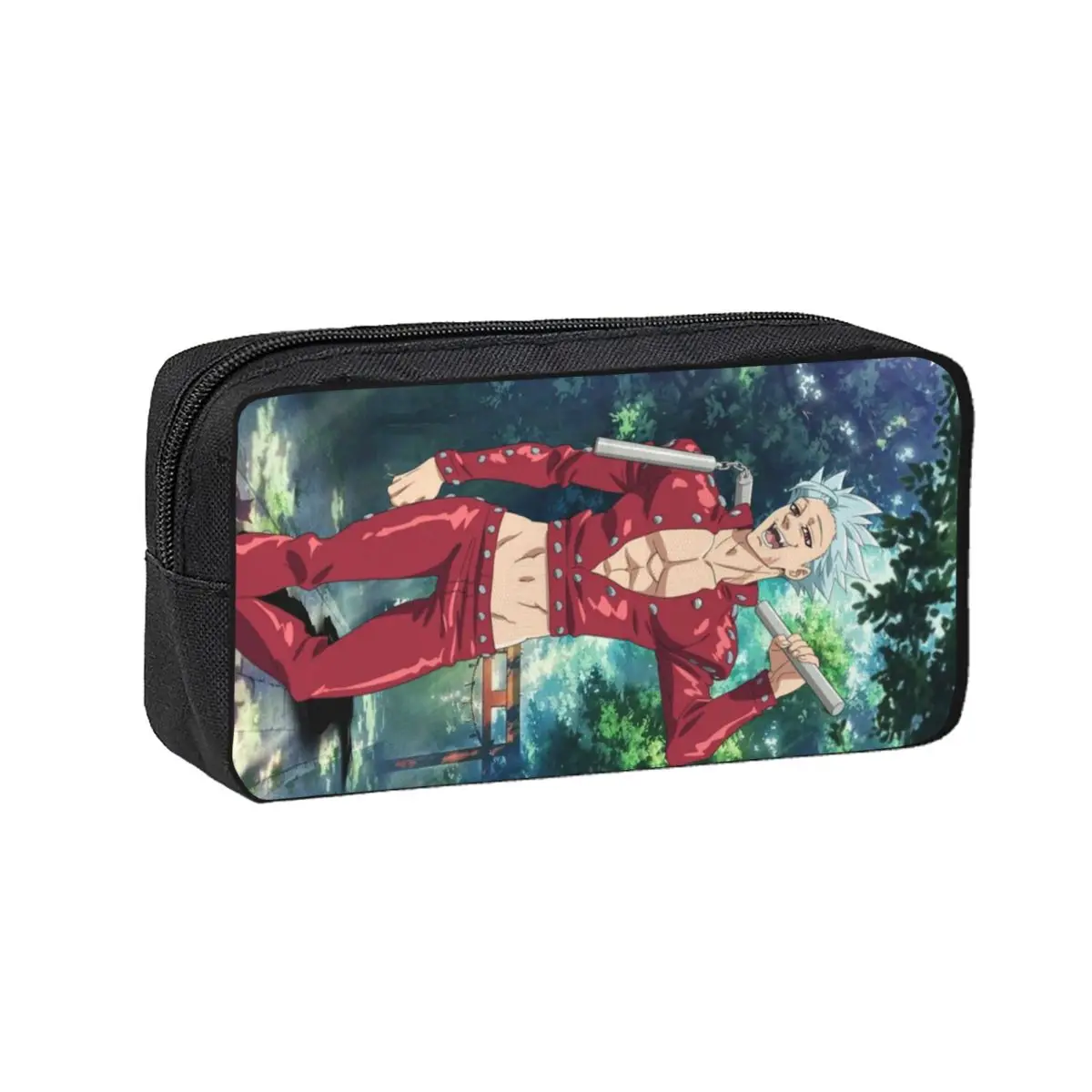 Anime The Seven Deadly Sins Pencil Cases for Student Gifts Pen Box Pencil Bag Big Capacity Pencil Pouch Pen Holder