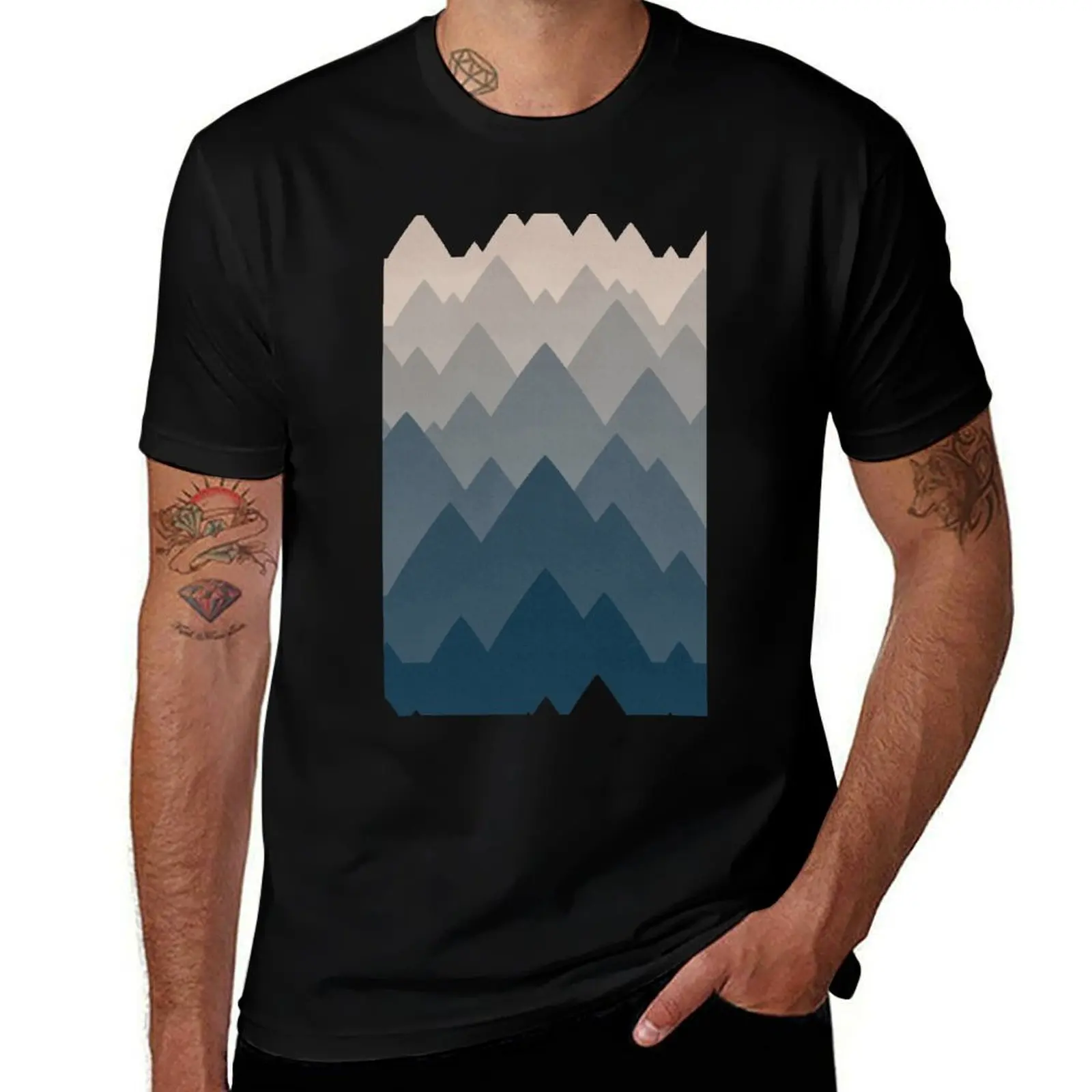 Mountain Vista : Afternoon T-Shirt Work Style Casual T-Shirt