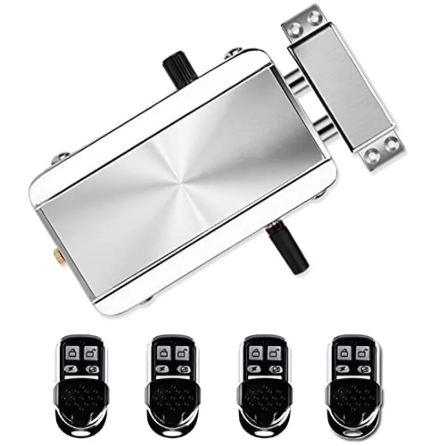 Electronic Intelligent Door Lock Kit, Smart Wireless Anti-Theft Home Security Keyless Deadbolt Access Control System for Home H
