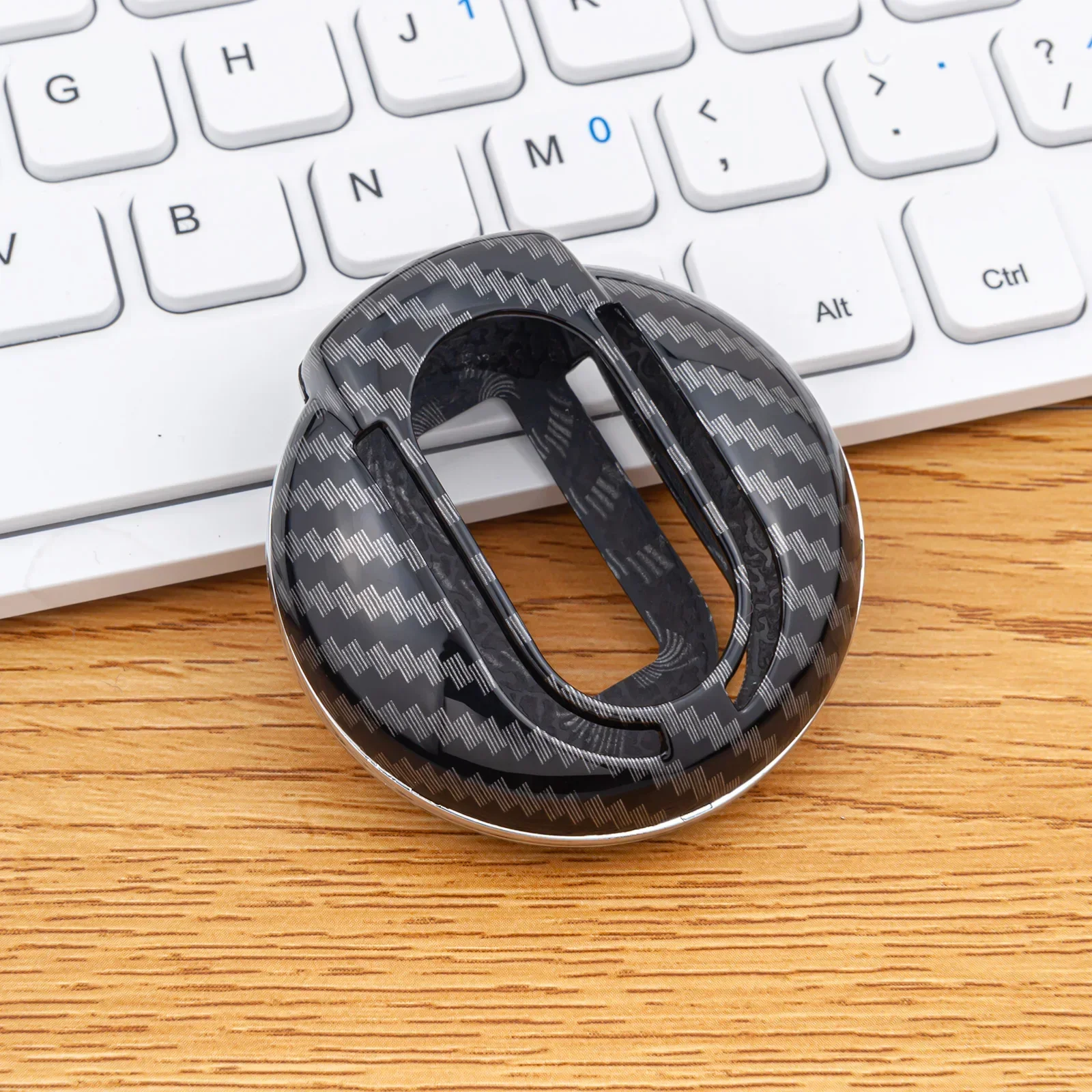 ABS Plastic Carbon Fiber Car Key Case Cover For 2015-2023 Mini Cooper Hatch Convertible Clubman Countryman F54 F55 F56 F57 F60