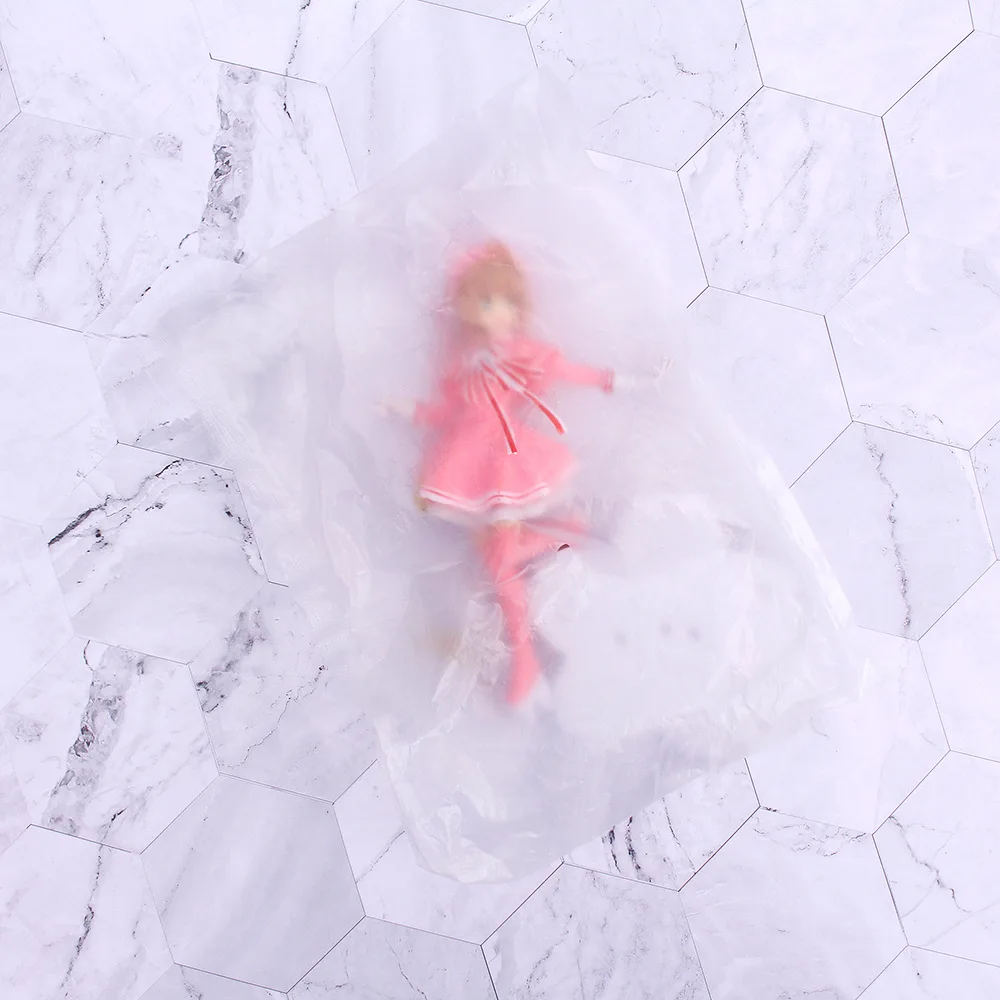 Anime Niedliche Rosa Card Captor SAKURA Actionfiguren Modelle PVC-Figur Modell Auto Tortendekoration Zauberstab Mädchen Spielzeug Geschenk – Detail 7