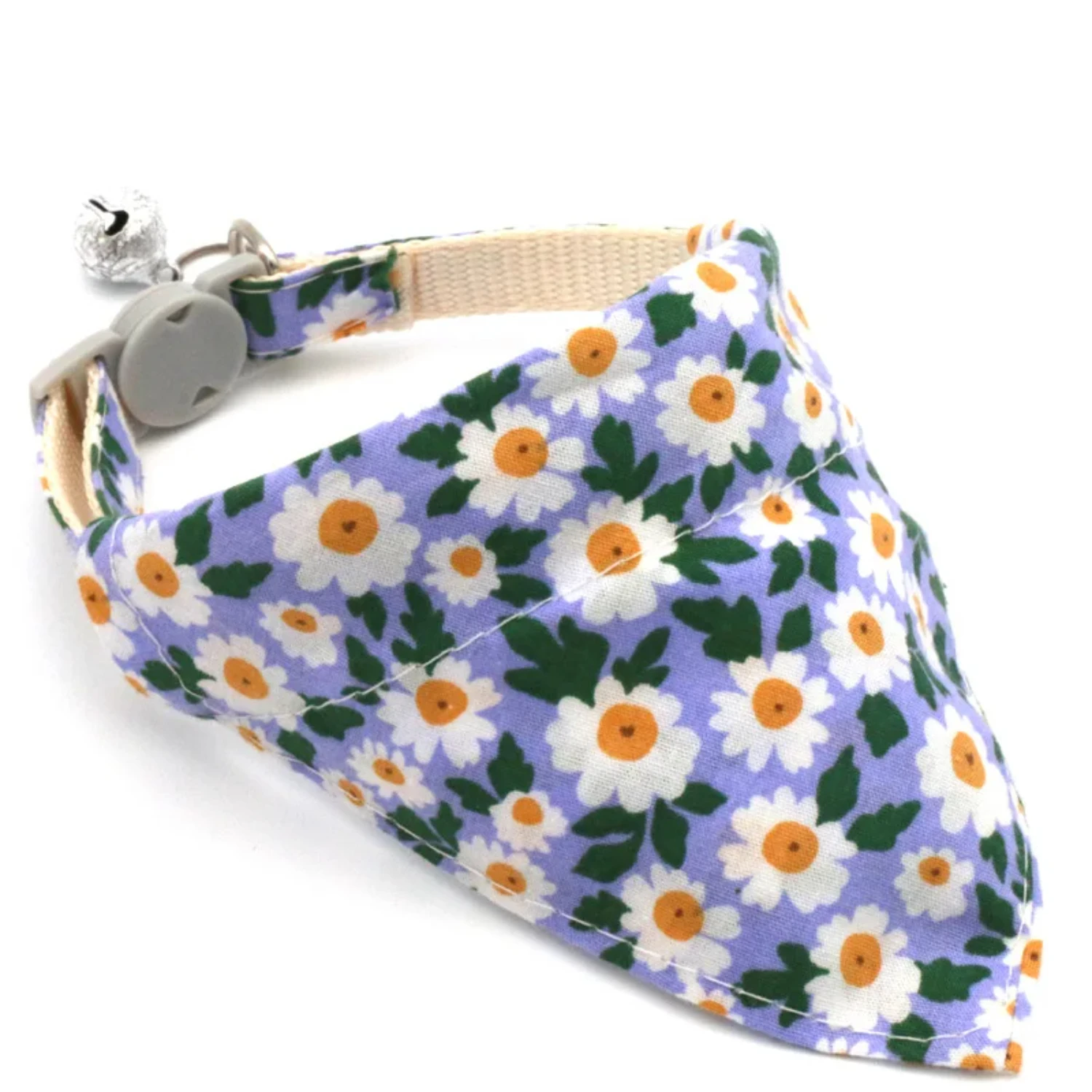 h Floral Dog Collar Accessory for Fashion-Conscious Pups - Stylish and Elegant Pet Neck Scarf with Floral Design - Fashionable F