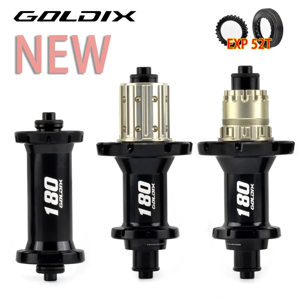 GOLDIX R180 front 20 holes and rear 24 holes 2:1 highway U-shaped brake ultra light 52T ratchet light wheel hub