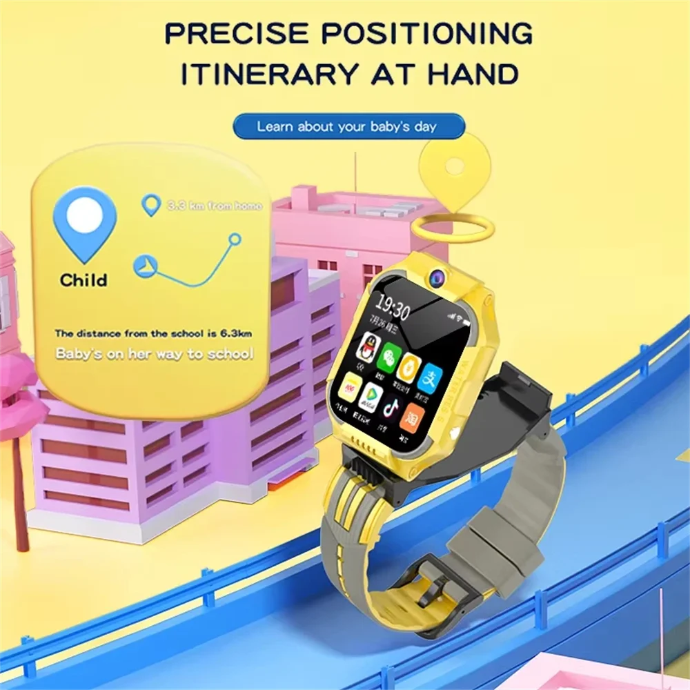 2025 New For Xiaomi Kids 5G Smart Watch SOS GPS Location Sim Card Call Camera Child Smartwatch 1.83Inch  Children’s Day Gift