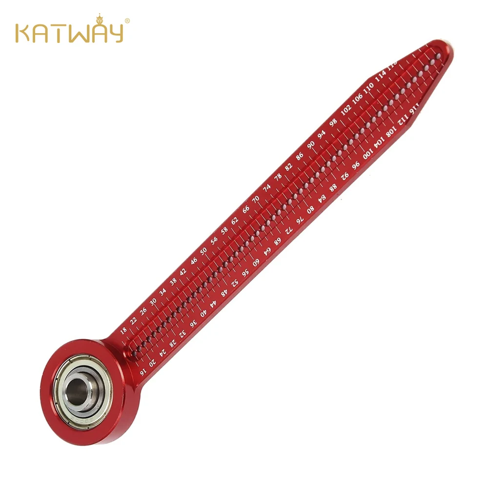 

KATWAY Precision Hole Ruler Marking Measurement Tool for Carpentry, Woodworking Compass Carpentry Circular Scribe Gauge HH-AA89