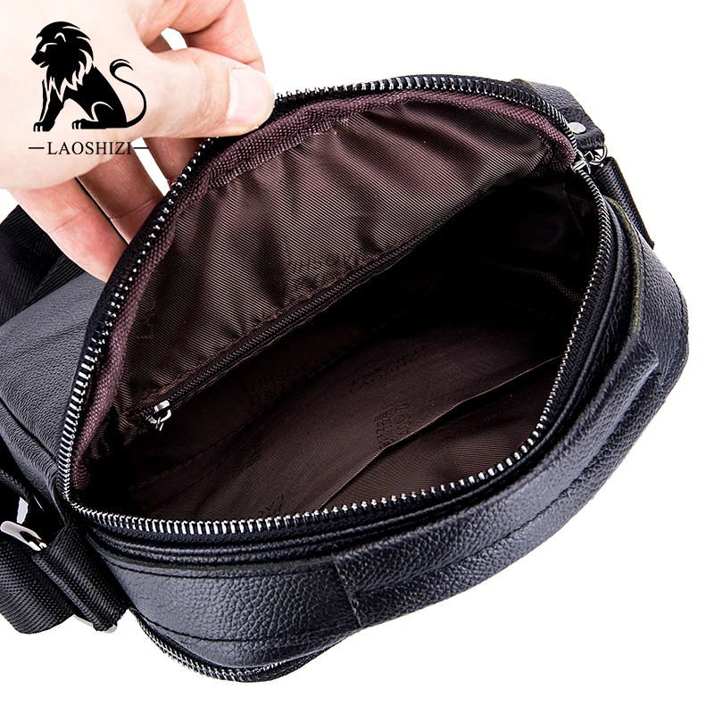 Luxury Brand Genuine leather Men Messenger Bags quality Guarantee Business Casual Handbag Male Shoulder Bag Large Capacity