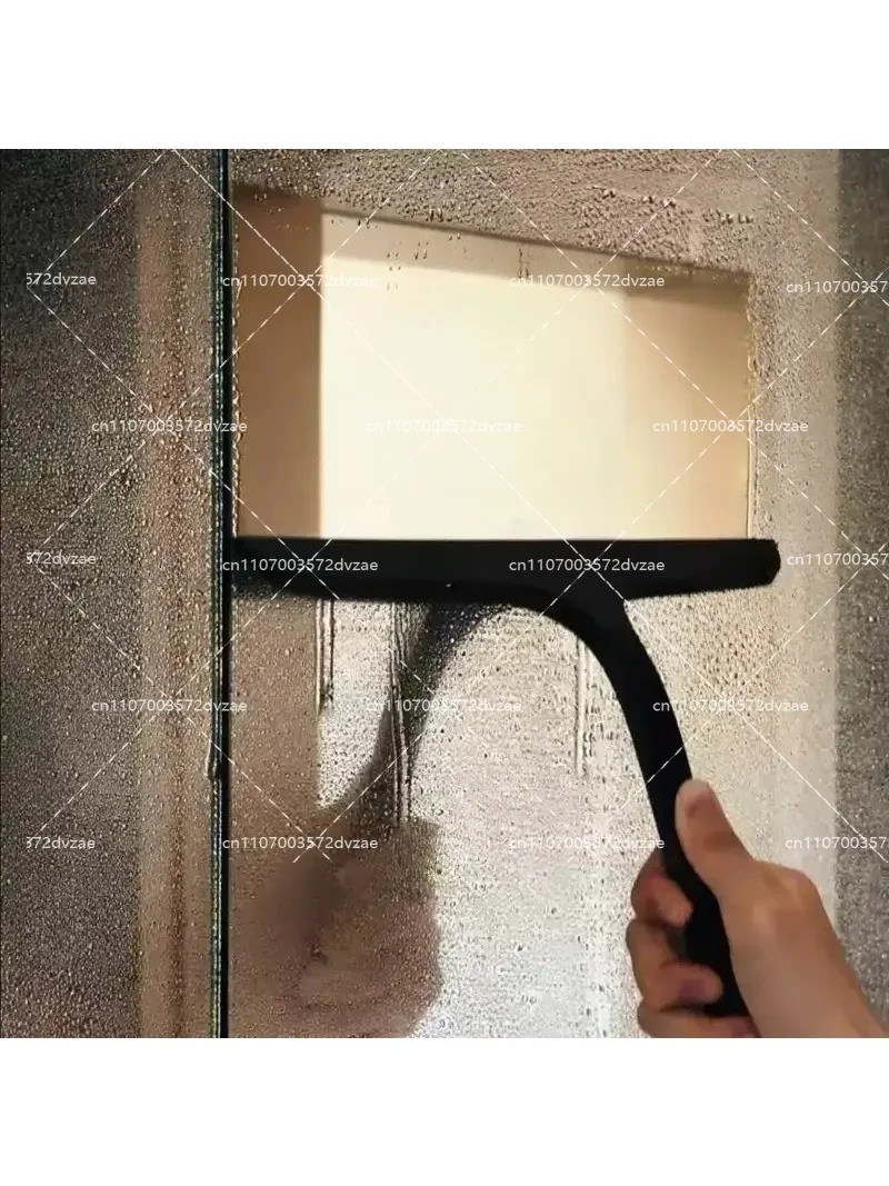 Widely Used Silicone Shower Squeegee Scraper Plastic Cleaning Glass Clean Scraper White Black Washing Wiper Household - view 4