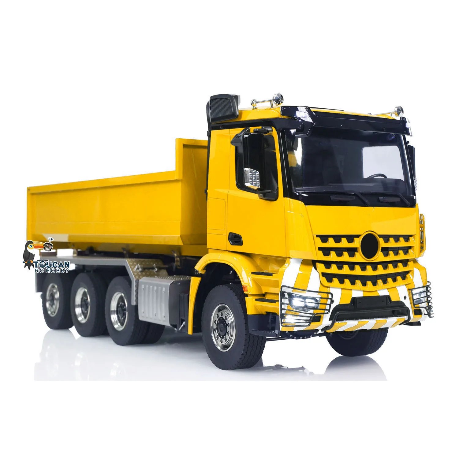 

Металлический 1/14 8x8 RC гидравлический рулонный ролик с полным самосвал, управляемый 3-скоростной самосвал, автомобиль, задний мост, подъемный свет, звук, игрушка