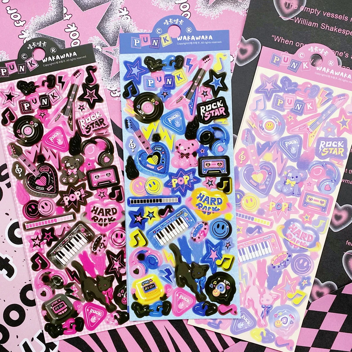 

Scrapbooking Material Stationery Stickers Flakes Korean Stickers Idol Card Deco Scrapbook DIY Material Decoration Sticker