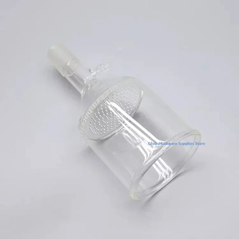 1pcs 30ml To 1000ml 24# Standard Grinding Port Filter Funnel Lab Glass Honeycomb Plate Funnel with Side Suction Mouth