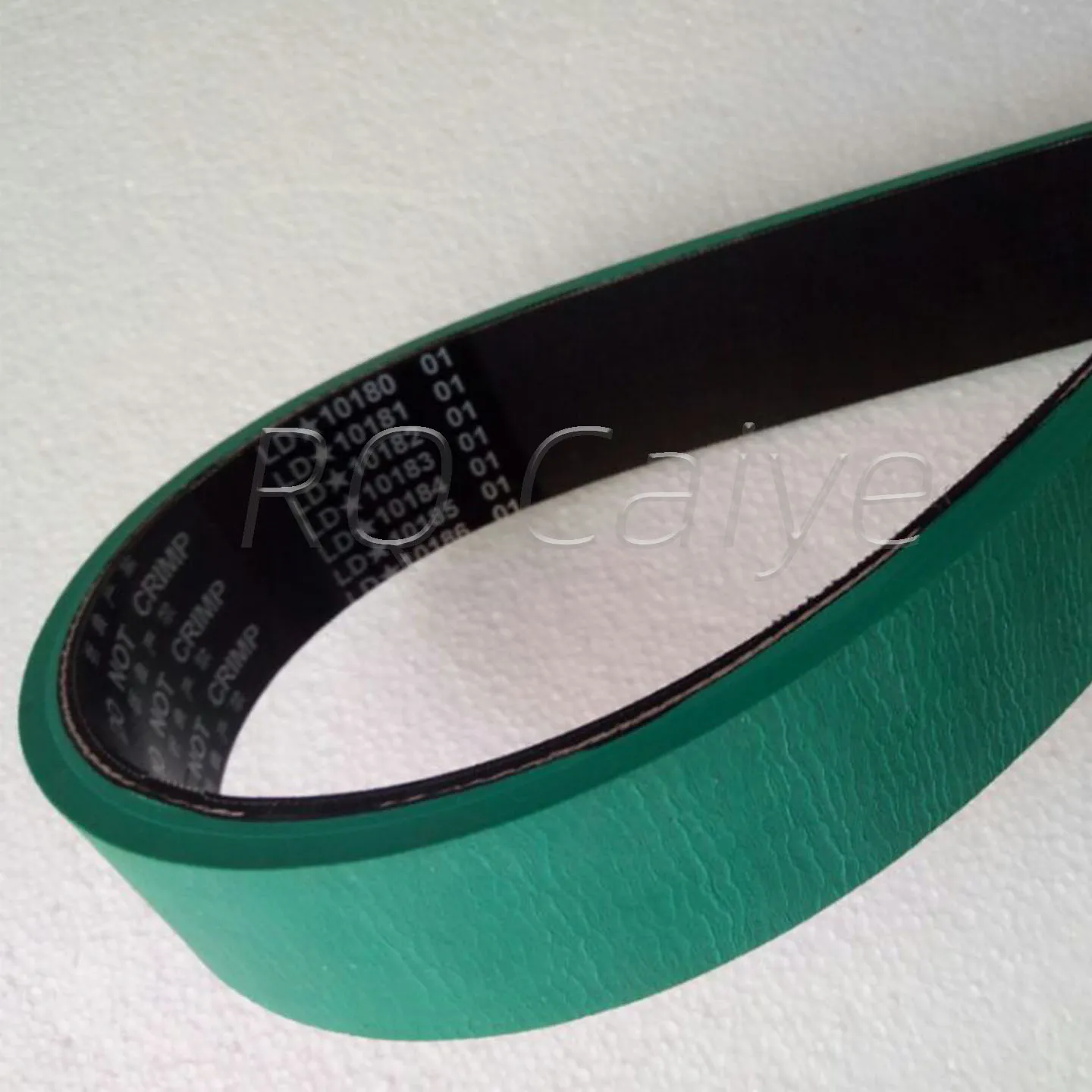 Folder Gluer Belt 980x35x8mm Endless Flat Belt Green Surface Black Base Belt for Automatic Folder Gluer Machine Paper Feeding