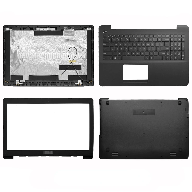 New For ASUS X553 X553M X553MA K553M K553MA F553M A553M LCD Rear Lid Back Cover Front Bezel Palmrest Upper Bottom Case Housing