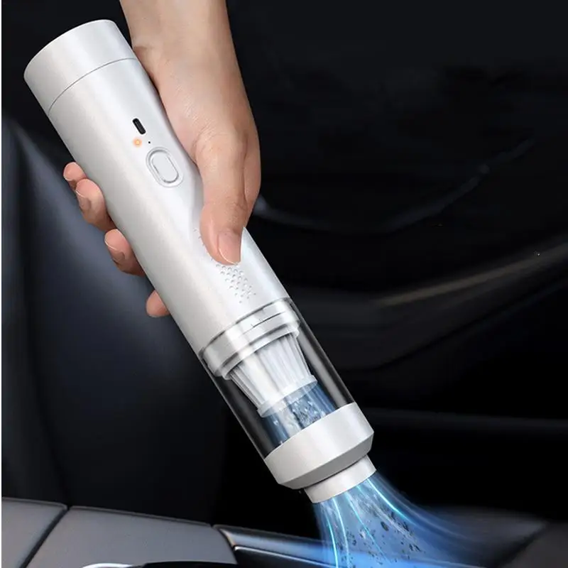 Portable Vacuum For Car Cleaner For Car Detailing 200W Car Vacuum High Power Handheld Vacuum Cordless Rechargeable 19000Pa