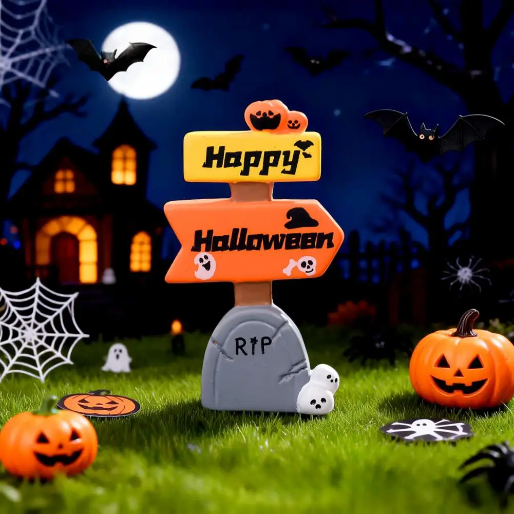 Micro Landscape Ornament Diy Desktop Landscaping Micro-landscape Ornaments Set Christmas Halloween Theme Desktop Decor for Party