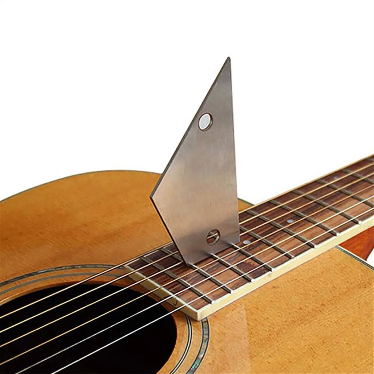 T34C Stainless Steel Guitar Polishing File Guitars Frets Leveling Ruler Fret Polishing Protection Gasket Guitar Repag Tool