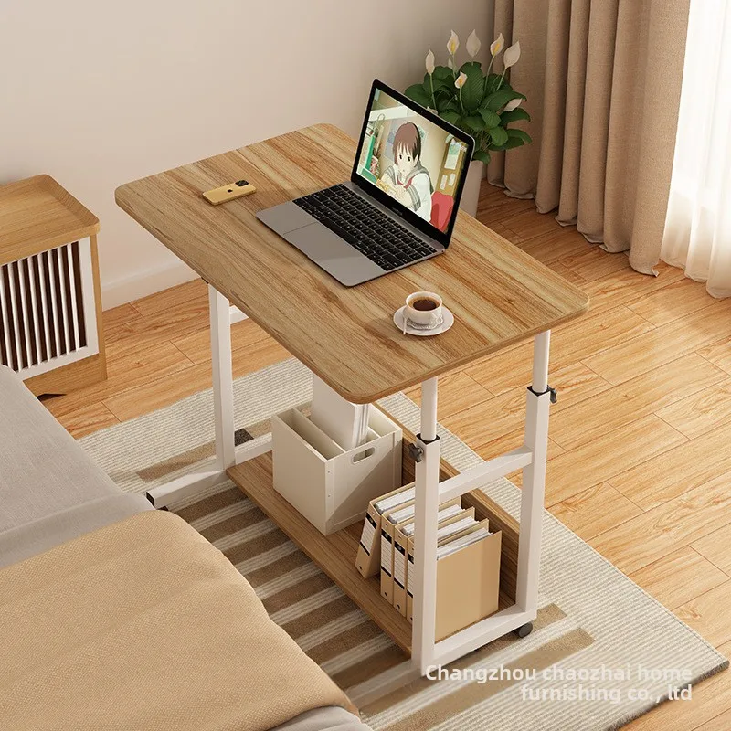 Firm Household GoodsBedside Table Movable Lifting Computer Table Desk Bedroom Home Student Study Table