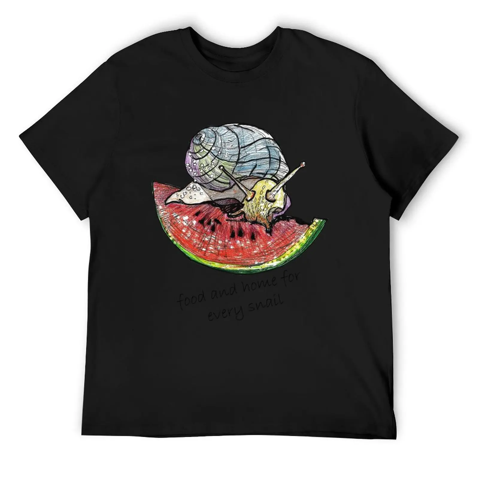 

Snail eating watermelon T-Shirt cute clothes shirts graphic essential t shirt customs big and tall t shirts for men