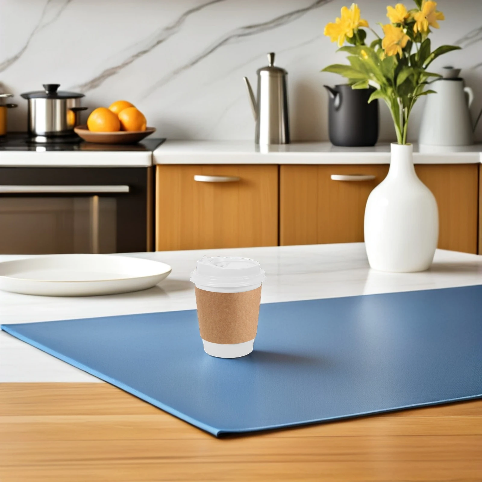 

80 шт., гофрированные крафт-бумажные рукава для кофейных чашек, одноразовые изолированные рукава для горячих напитков, противоожоговые рукава для кафе, офисов