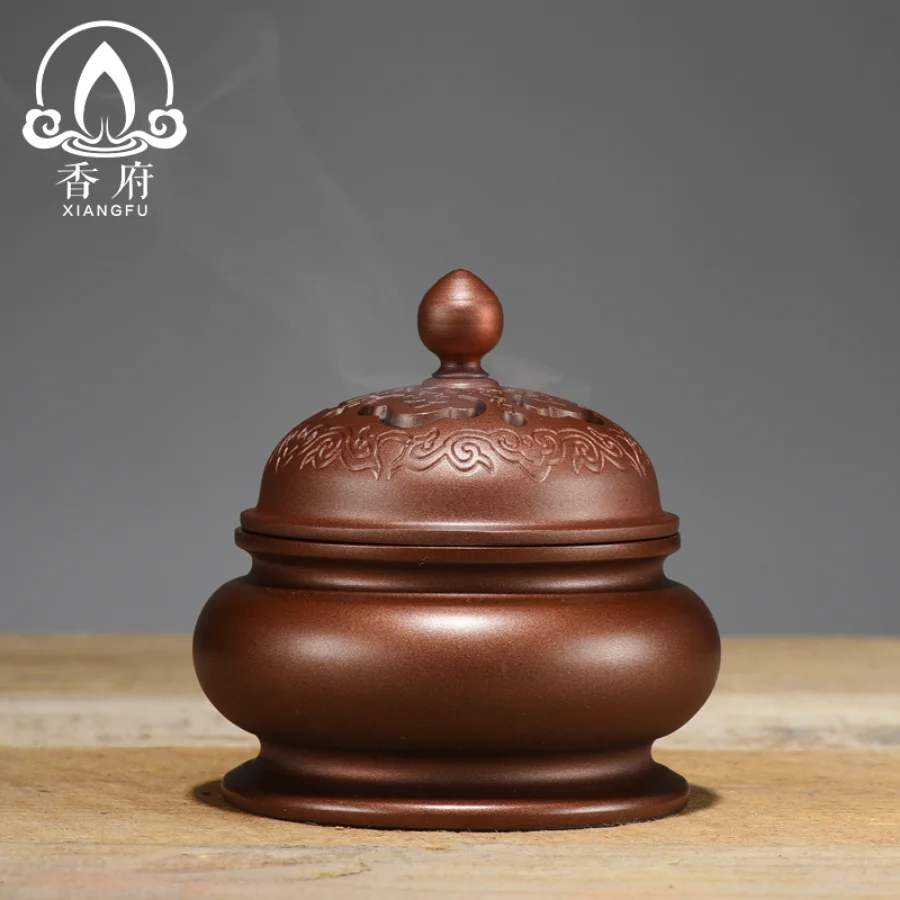 Ornament Incense Burners Waterfall Decoration Backflow Incense Burner Vintage Retro Oriental Copper Chinese Encens Candle Holder