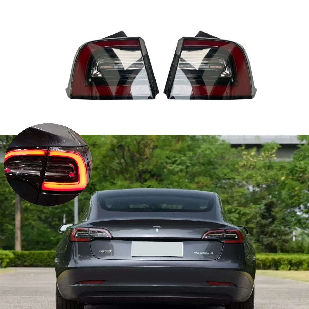 Tesla 2021-2023 Модель 3/Y Внешние задние