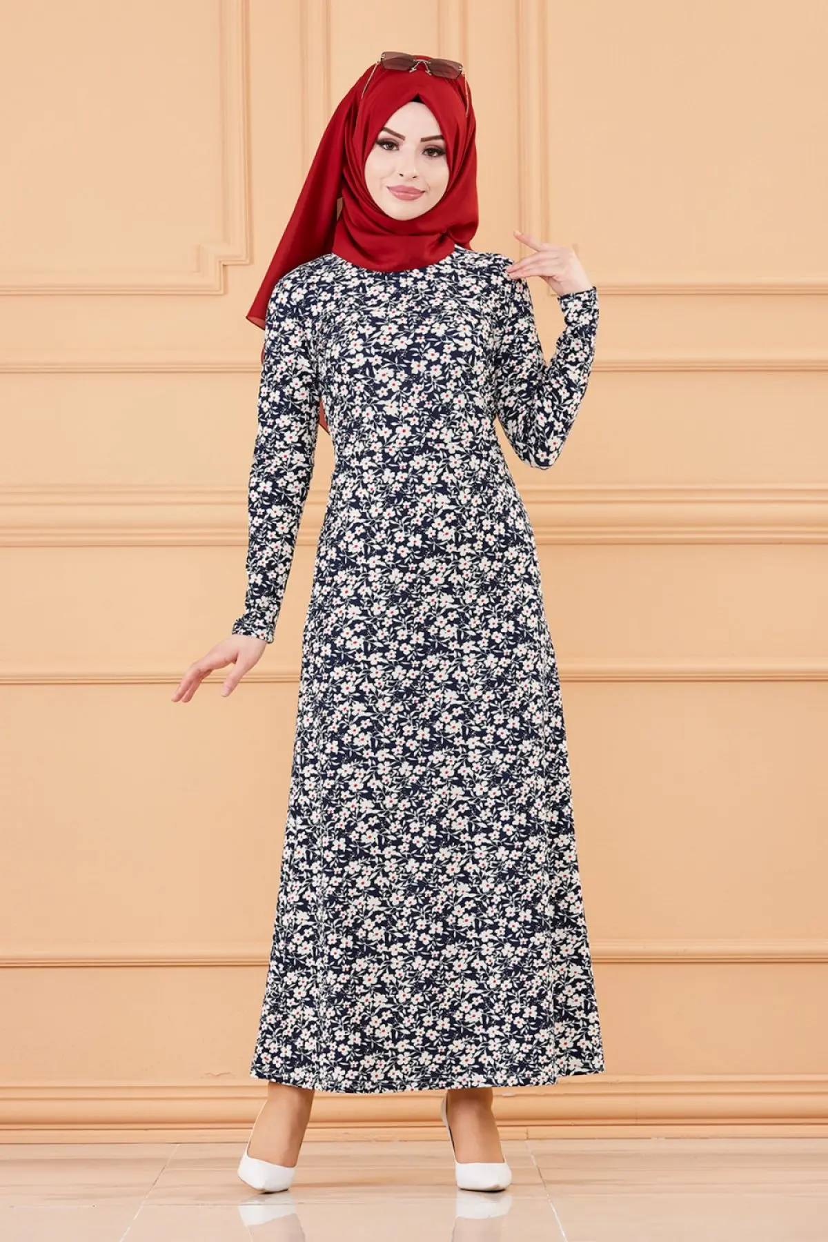 

Dress Winter Autumn 2021 Muslim Women Hijab headscarf Islamic Turkey Fas Long