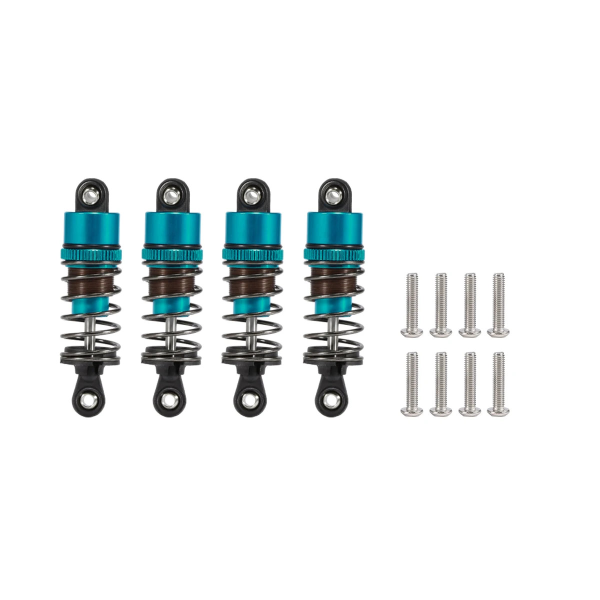 4PCS 52/55/62/70/75/85/95/100/110/120mm Schokdemper voor 1/10 RC Truggy Buggy On-Road Touring Drift Racing Klimmen Auto Onderdelen