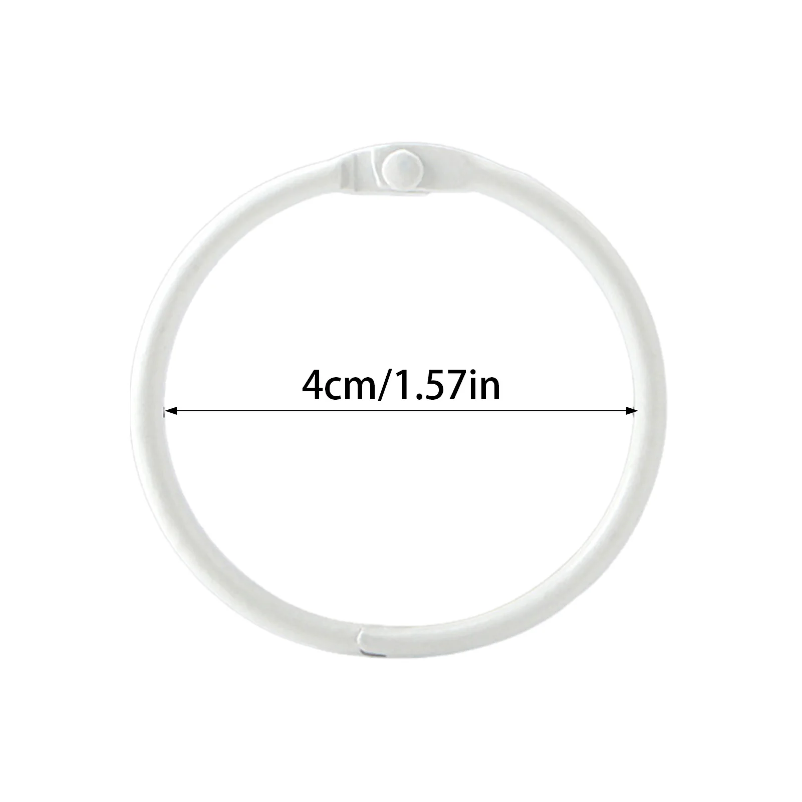 Loose Leaf Binder Rings Convenient to Open and Close Keychain Key Rings Suitable for Office School Home