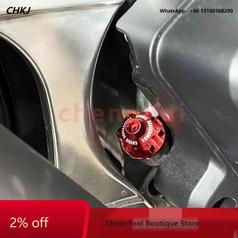 Motorcycle Accessories Suitable for  Nmax125 155 160 2025 Modified Anti-Theft Oil Ruler Aluminum Alloy Oil Screw