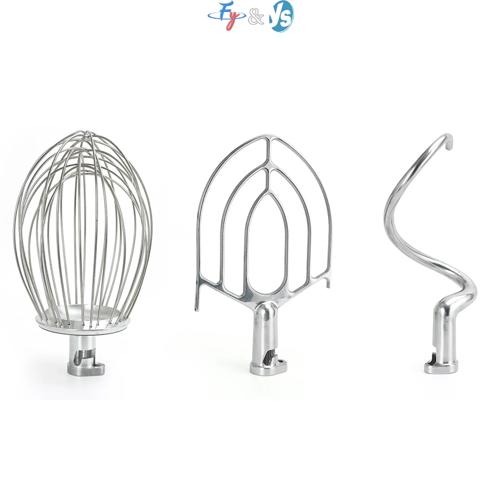Practical Stainless Steel Egg Beater Dough Hook B20 B30 B5 Mixer Accessories 20L Household Commercial Cooking Whisking Tools