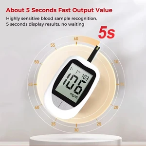 AJC-Kit-Glukosemessgerät, 50 oder 100 Einheiten, codeless Glykimeter, Diabetes-Test, mit Explosionen, Blasen, Blutzucker mg/l 8 Hauptverkaufssensor -Glykämie -Geräte - №4