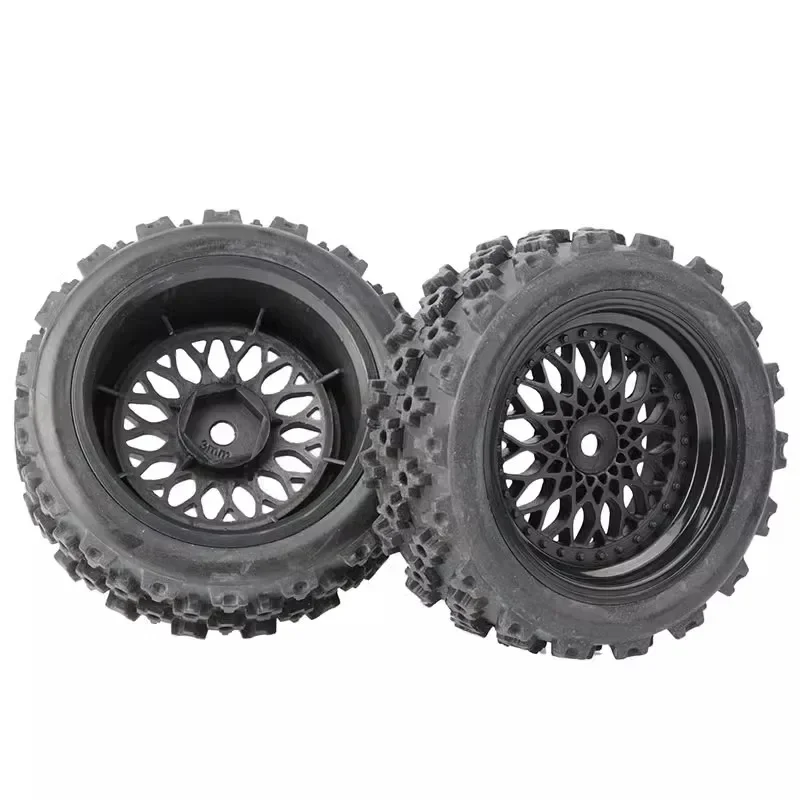 

4Pcs 12mm Glued Rubber Tire Plastic Wheels Rim for RC Rally Racing Car TT-01 TT-02 XV-01 DF-03 TA06 PTG2 HPI WR8 Upgrades Parts