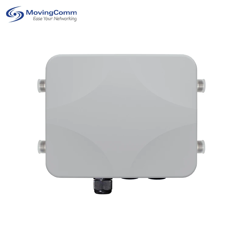 Wysokiej mocy punkt dostępowy Wi-Fi 6 IEEE 802.11ax MU-MIMO, dwupasmowy, gigabitowy, o dużym zasięgu, bezprzewodowy, zewnętrzny.